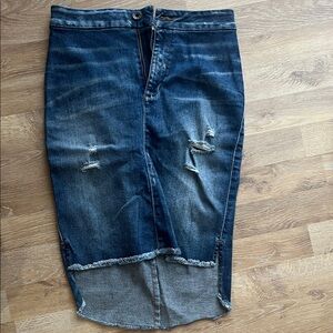 Guess Blue Denim Skirt